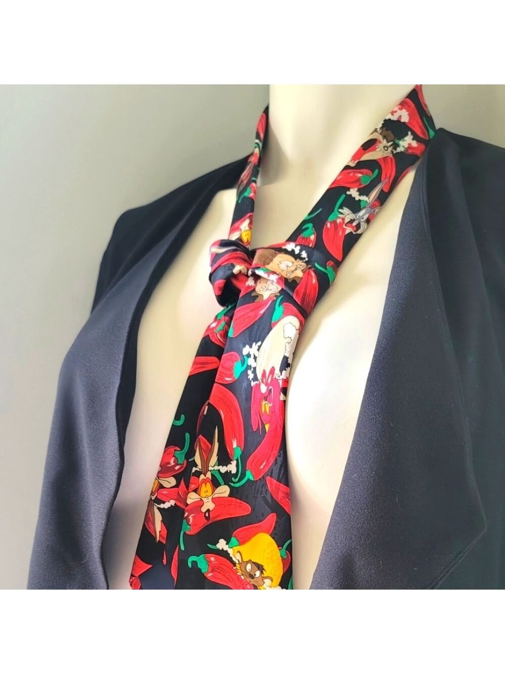 Looney Tunes Mania Silk Tie